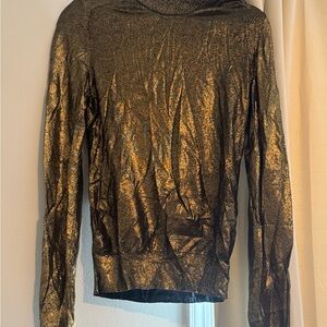 Balmain Shimmering Gold Blouse